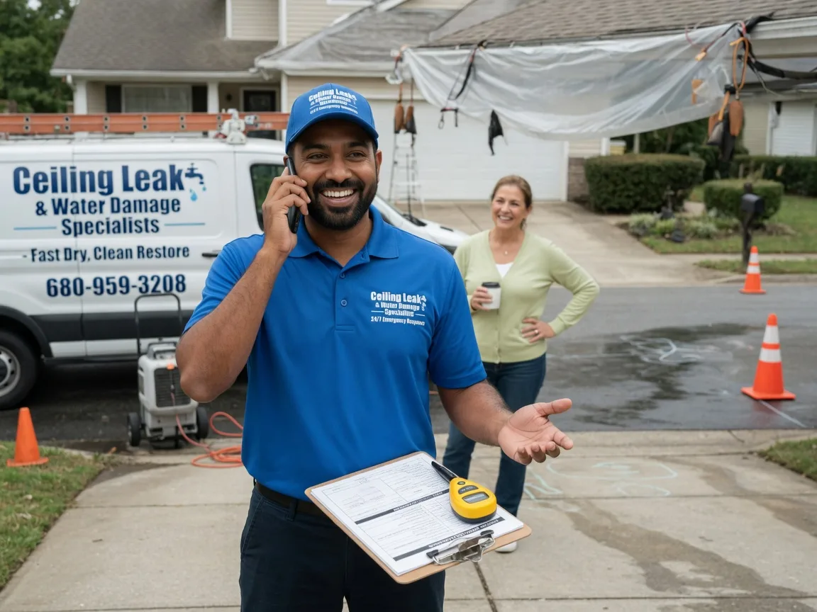 Ceiling Leak Cleanup Gaithersburg, MD FAQs